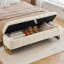 Modern Oversized Teddy Bench For End Of Bed With Storage Entryway Bench-1439877627