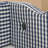 Cozy Gingham Daybed With Trundle Twin Size Sofa Bed No Box Spring Needed, With USB Port And Adorable Wave Shaped, Linen Fabric, Navy-160613103