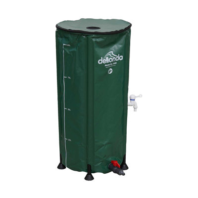 Dellonda Weather Resistant Polyester Rain Barrel