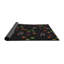 Tapis noir/vert à motifs-1107904319