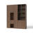 92.5'' H Two-Piece Bookcase With Led Lighting-1859782803