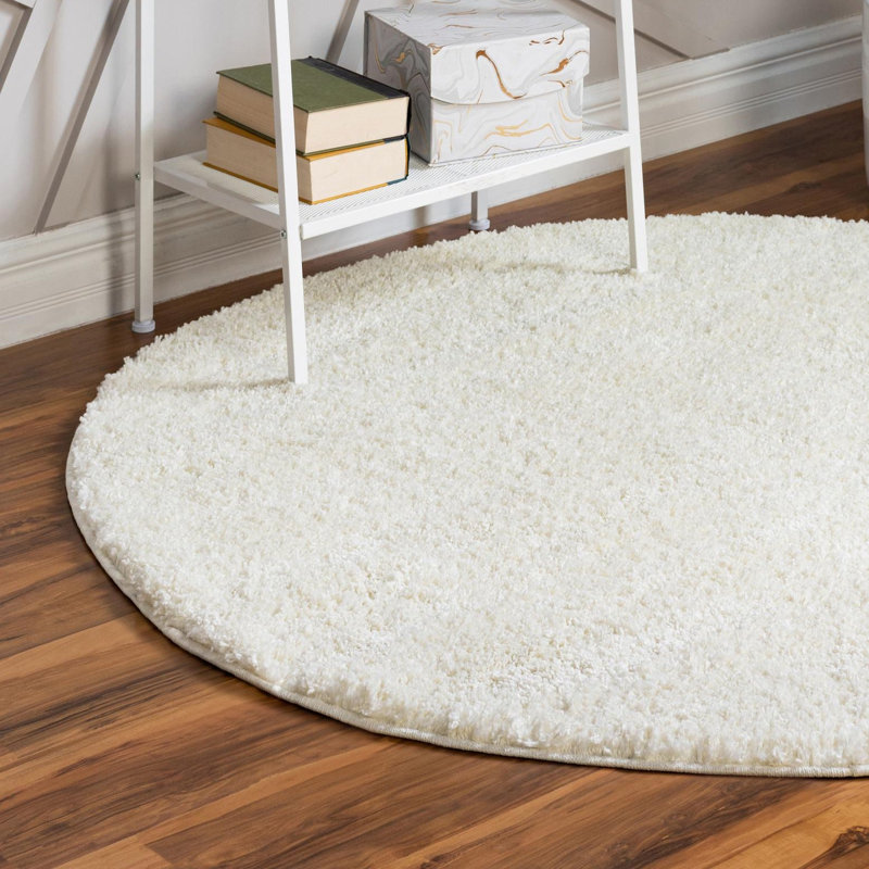 Tapis beige, Beige, Rond 10pi