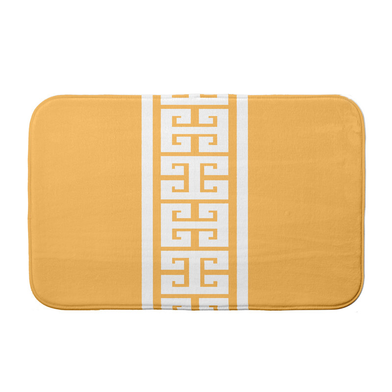 Tapis de bain Juliet, l 34 po x L 21 po, Jaune