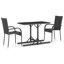 Ensemble bistro rectangulaire pour 2 personnes-908037039-908002162