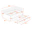 Upholstered Daybed with Trundle and 1 Drawer-1372267413-1372267411
