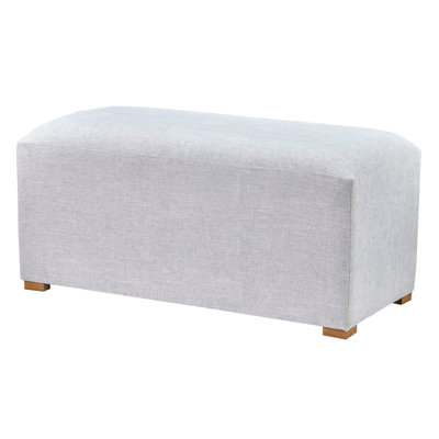 Ethan Upholstered Accent Bench, Stucco