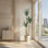 Arbre artificiel, plante artificielle en agave de 6 pi avec 3 troncs, plante artificielle haute en pot avec des feuilles et de l'écorce réalistes, arbre artificiel de jardin pour la décoration de bureau à domicile intérieur extérieur