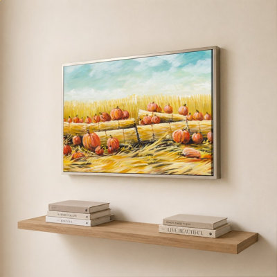 Pumpkin Patch by Bruce Nawrocke - Graphic Art on Canvas
