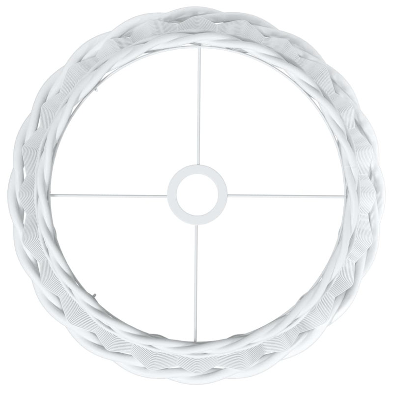 Chira Pendant Shade, White, 26cm H x 40cm W x 40cm D