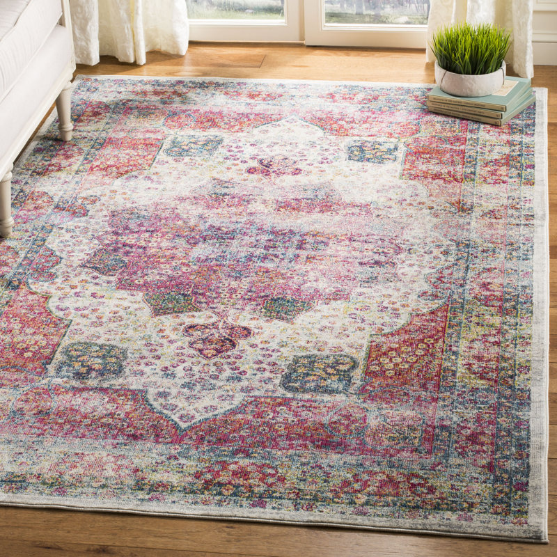 Grier Oriental Hand Woven Area Rug, Rectangle 155 x 229 cm