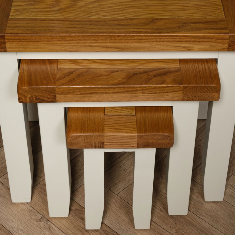 Dacy Nesting Tables, Cream