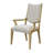 Scotts Square Dining Arm Chair - Light Champagne