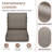 Outdoor 6.5'' Seat / Back Cushion-1804916646