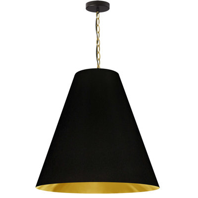 Luminaire suspendu conique à 1 lumière Ambrosio
