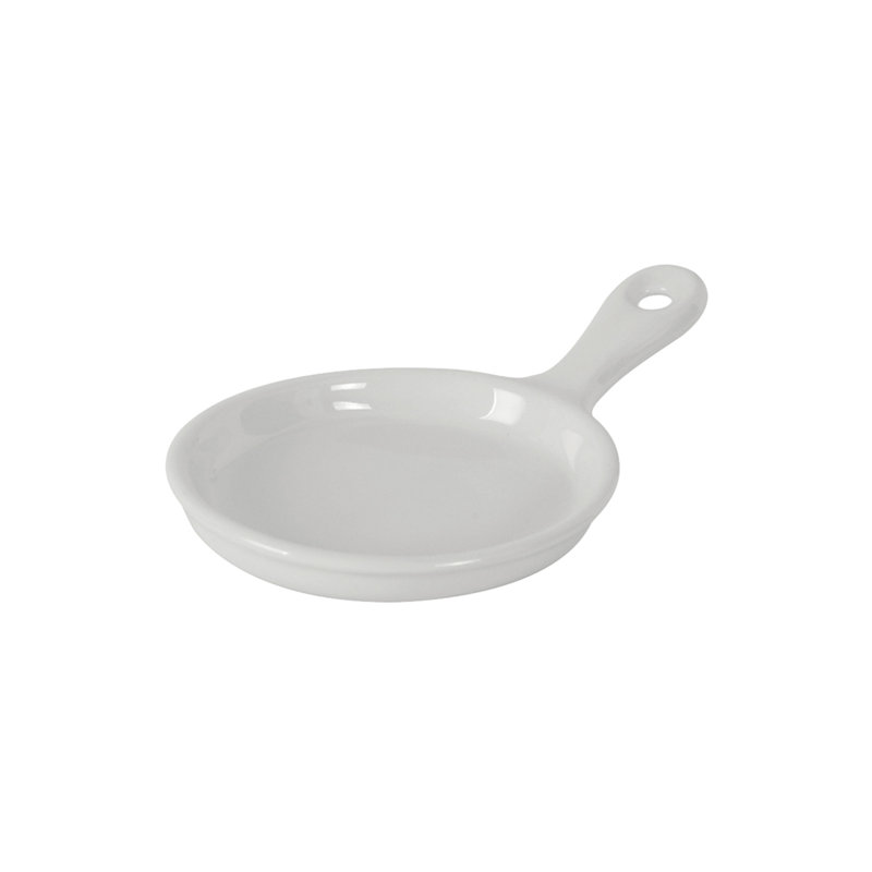 Tuxton Linx Round Ceramic 12 Piece Au Gratin Dish Bakeware Set, Porcelain White