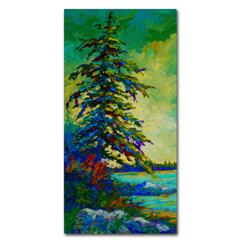 «West Coast Sentinel» par Kucera, reproduction d'art sur toile tendue, H 24 po x l 12 po