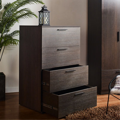 Extra Deep Drawer Storage Heat Chest In Dark Brown For Ample