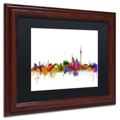 « berlin allemagne horizon iii », reproduction d’impression encadrée