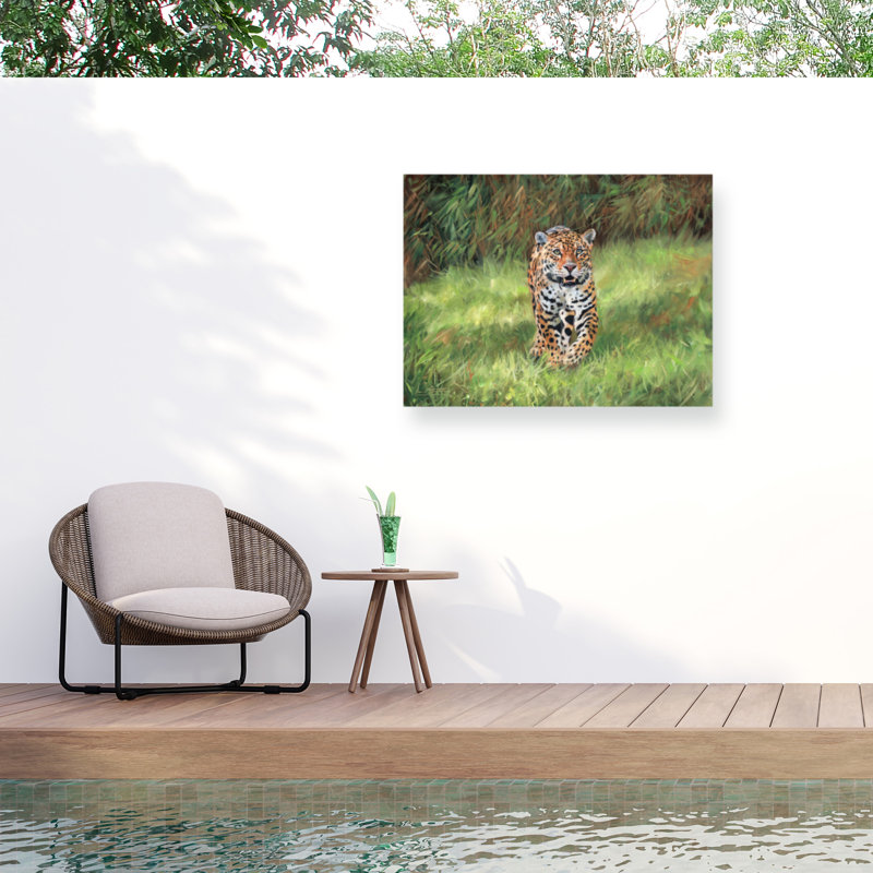 Toile d'extérieur David Stribble Jaguar, H 24 po x l 32 po