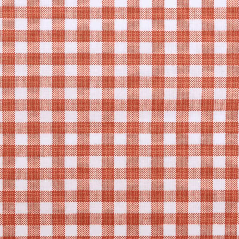 Ashley Plaids and Stripes Fabric, Tangerine