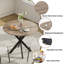 3 Pieces Round Dining Table Set for 2-579067044