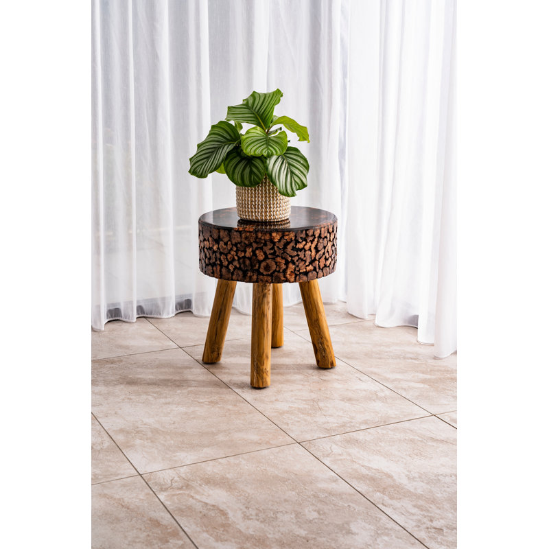 Canary Round Stool - Resin Top