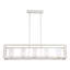 Luminaire suspendu linéaire à cinq lumières pour îlot de cuisine Averee-784809765-686432058
