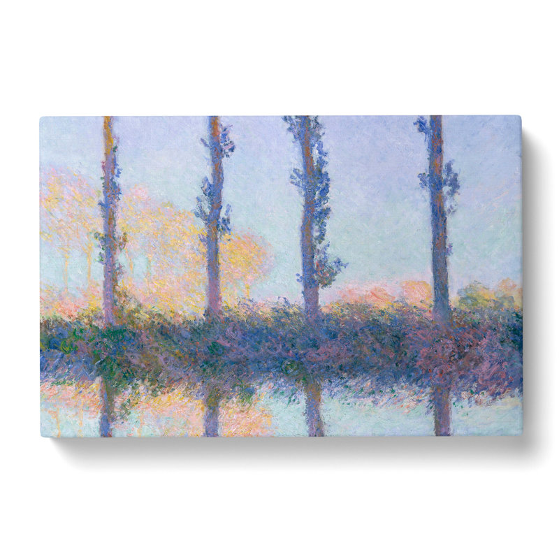 The Four Trees by Claude Monet - Wrapped Canvas, 40cm H x 60cm W x 3cm D