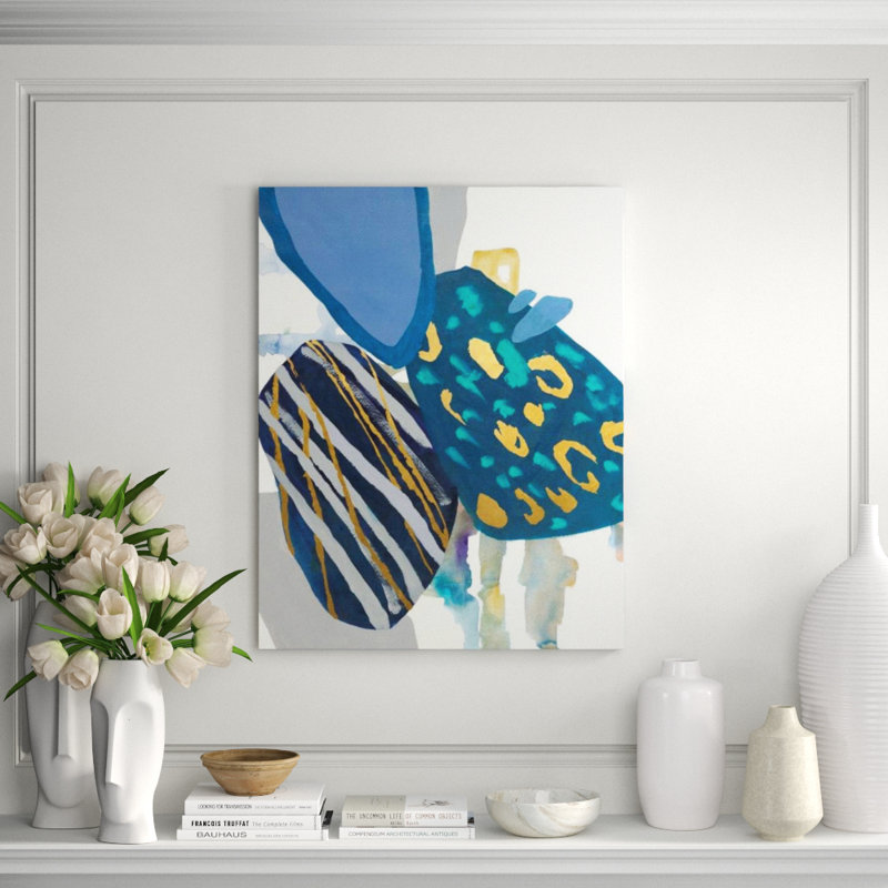 Green Leaves III Print by Sara Brown, 38" H x 30" W, Glass Coat