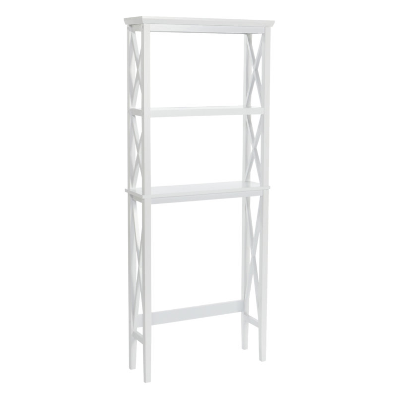 La Crosse Freestanding Over-the-Toilet Storage, White