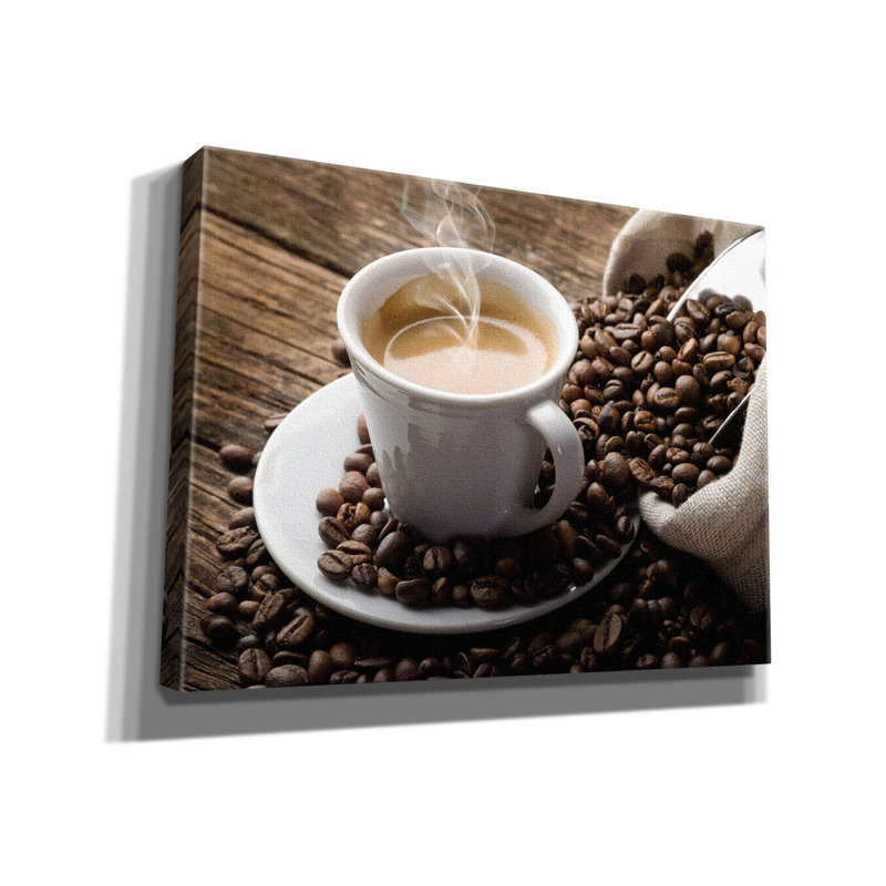 Time for Coffee sur toile, H 40 po x l 54 po x P 1,5 po