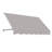 Awntech Santa Fe Fixed Awning, 124.5" x 44" x 36", Gray-111710590-111710598