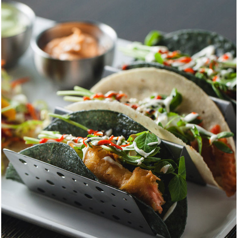 Porte-la tacos à points