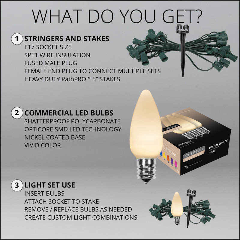 Holiday Lighting, 100 feet 
