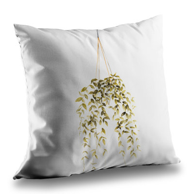 Hanging Plant - Bedroom Green – Throw Pillow Cover Only, Double-Sided Print, Insert Not Included
