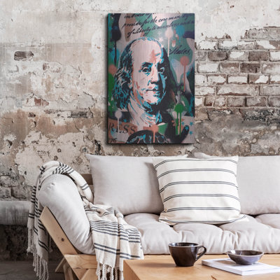 «Luxe», art mural «Franklin» par Luxe Graffiti