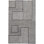 Tapis ivoire / noir en laine / coton touffeté à la main Elsbeth