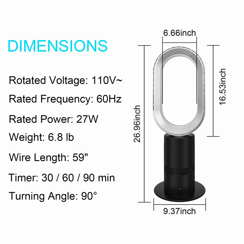 Bladeless Fan With Remove Control