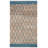 Natural Fiber Hand Loomed Jute/Cotton Geometric Rug in Natural/Navy-851029146