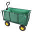 Le chariot à fleurs est plus facile à transporter (bois + sac en tissu)