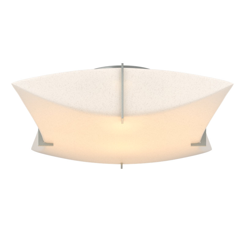 Bento 2 - Light Semi Flush Mount, Vintage Platinum