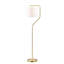 Lampe sur pied angulaire en métal