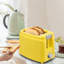 2 Slice Stainless Steel Toaster, LCD Display, Touch Button, 1.13" Wide Slot-106586435