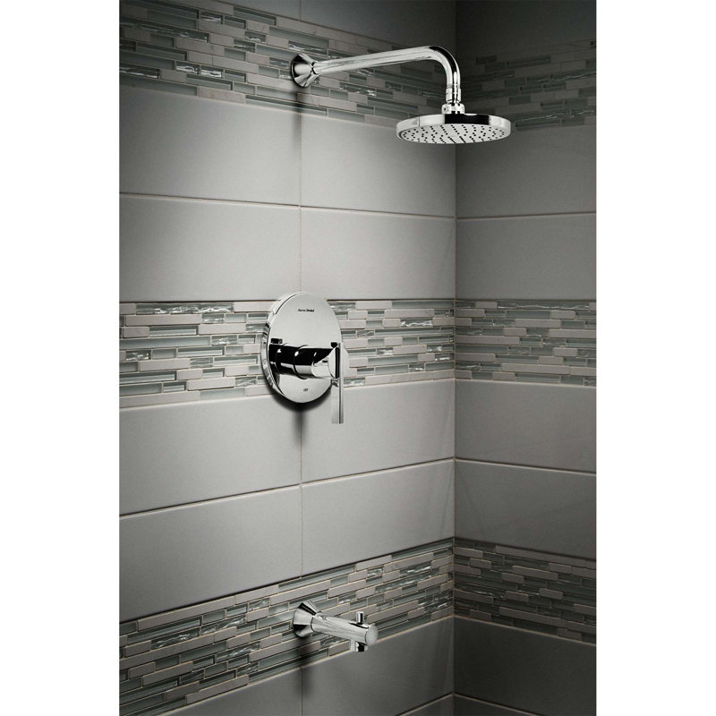 Berwick Shower Faucet, Polished Chrome