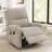Manual Recliner Massage Recliner Chair Nursery Recliner Chair Swivel Rocker Recliner Sofa with a Side Storage Pocket for Living Room, Bedroom and Nursery, Oatmeal-644519497
