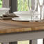 Archibold 4-Person Pine Solid Wood Dining Set, Grey and Antique Wax Finish with plank design table top-630308534