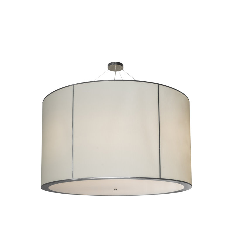 Lustre tambour unique à 9 lumières Gahraman