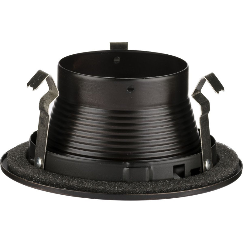 4" Antique Bronze Recessed Step Baffle Trim for Housing