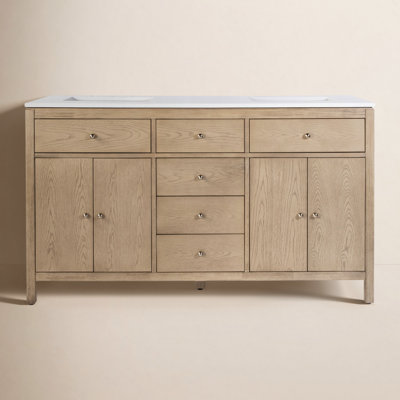 Celine 60" Acacia Double Bathroom Vanity