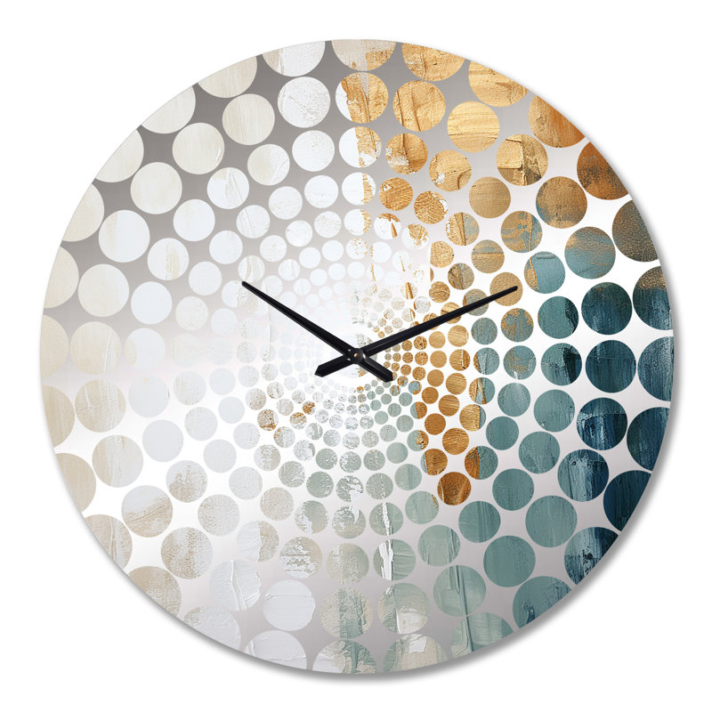 Snejana - Horloge murale peinture abstraite, Très grand
